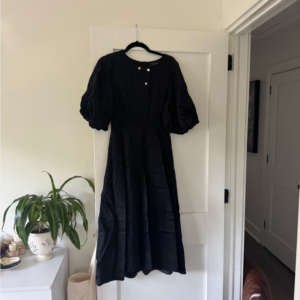 Lee Mathews Black Dress